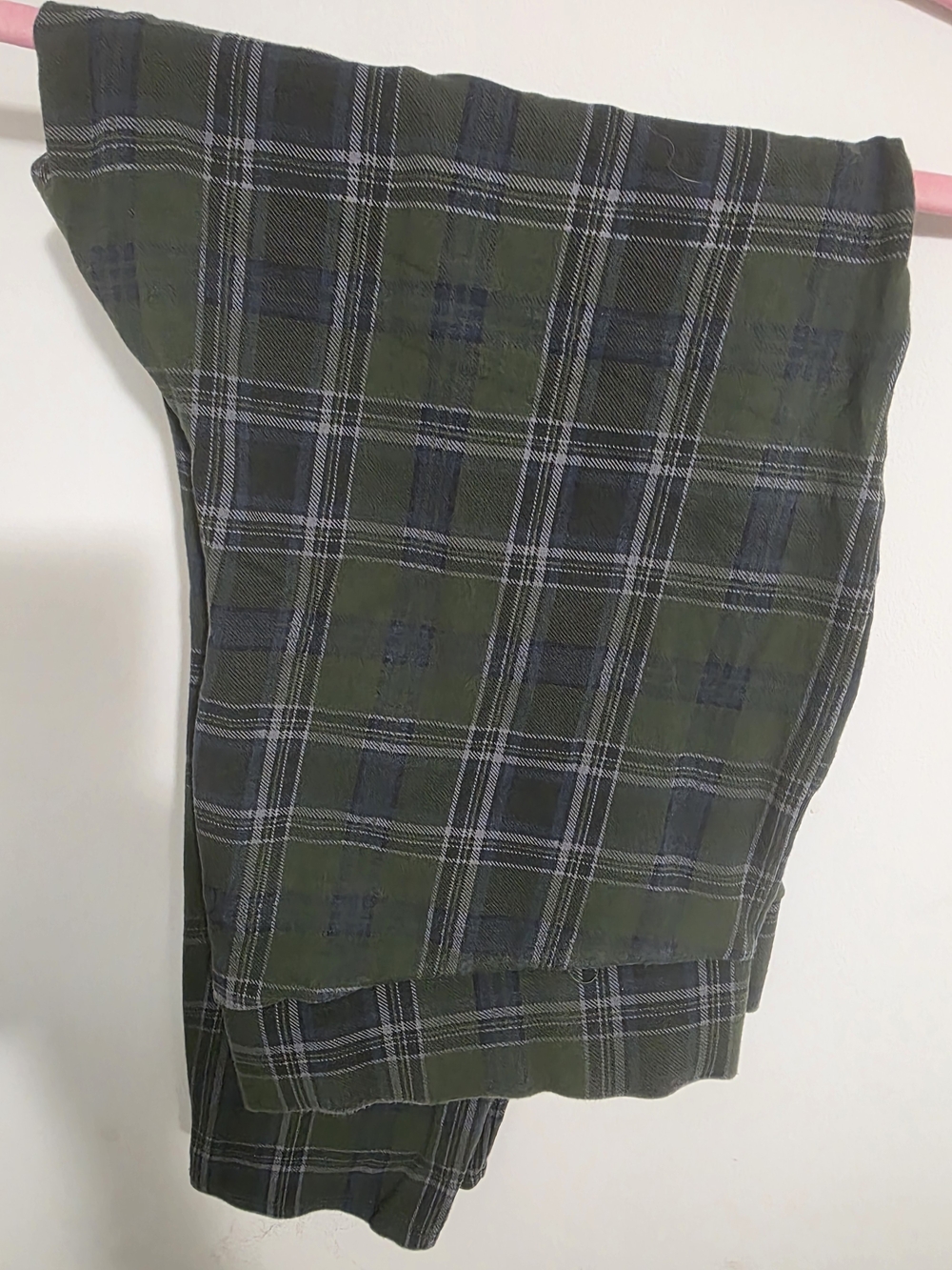 torrid Size 3 Olive Green and Black Plaid Leggings